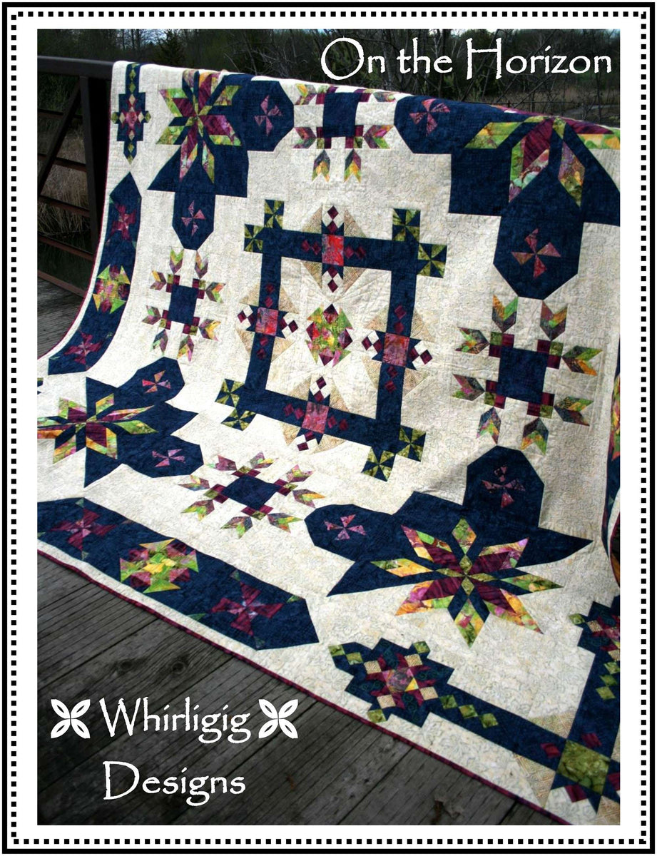 On the Horizon Quilt pattern by Whirligig Designs
