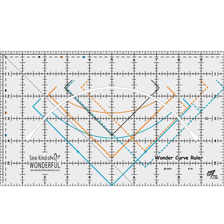 Wonder Curve 6'' x 10''Ruler Sew Kind Of Wonder SKW-93