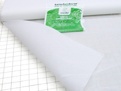 Wholesale Sew in Woven Ex Firm Interfacing Q2447- White25yds