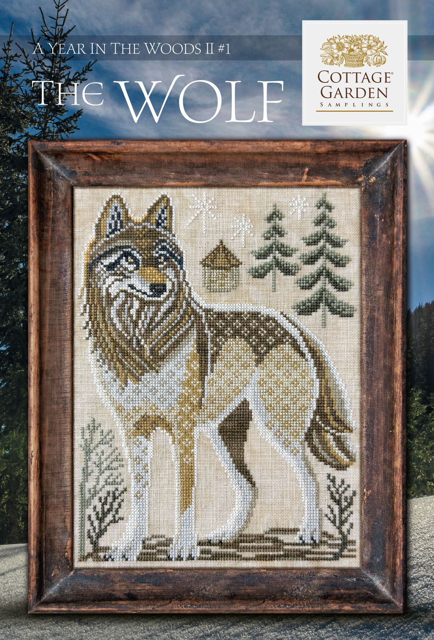 The Wolf #1 - A Year In The Woods II - Cross Stitch Chart