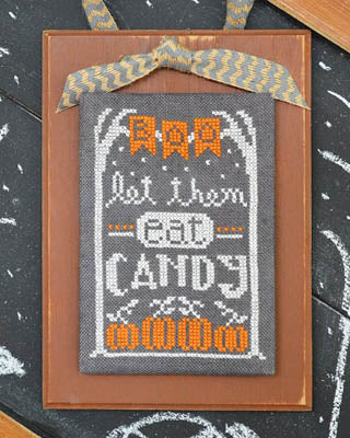 October: A Year In Chalk Series Cross Stitch Pattern by Hands On Design