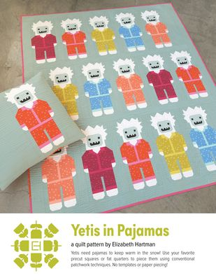 YETIS IN PAJAMAS Quilt Pattern