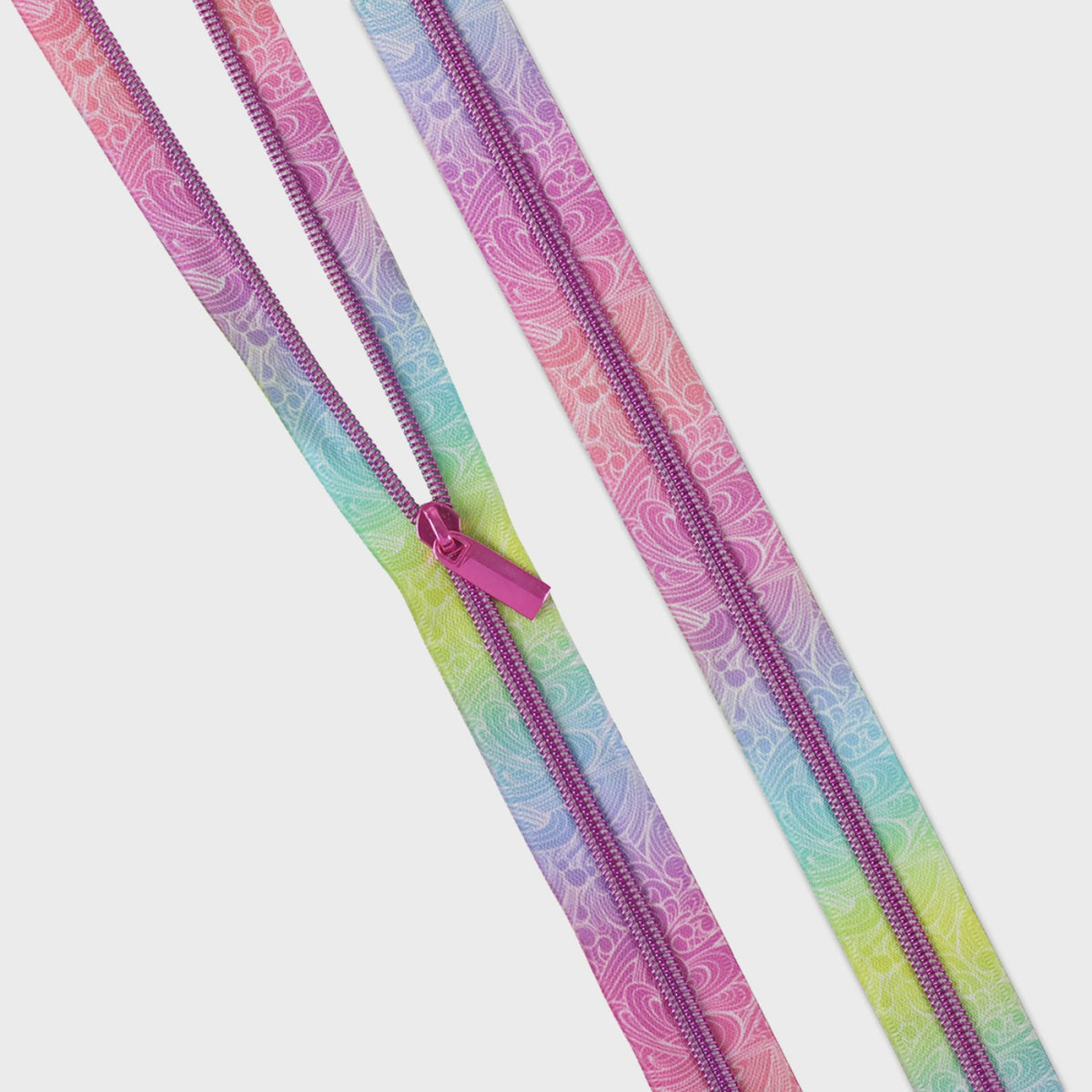 Tula Pink Floral Reef Collection: 3 Yards of #5 Zippers Making Waves