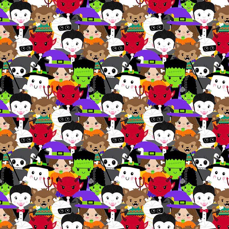 Little Monsters - Trick or Treaters Collage