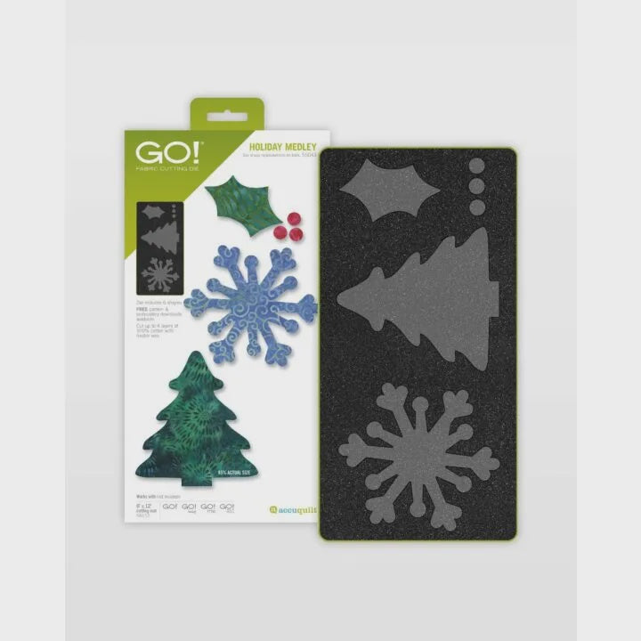 AccuQuilt GO! Holiday Medley Die