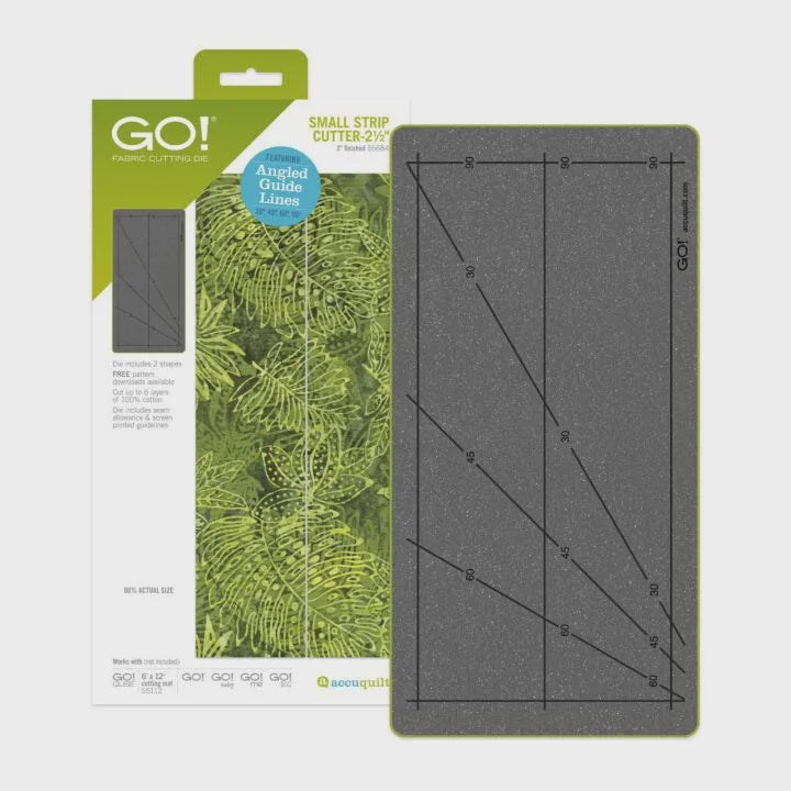 AccuQuilt GO! Small Strip Cutter 2 1/2in (2in Finished)