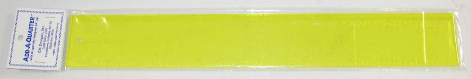 Add-A-Quarter Ruler - 2 1/2 Inch X 18 Inch