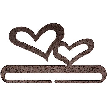 Ackfeld Fabric Holder - 6" Double Heart (Copper)
