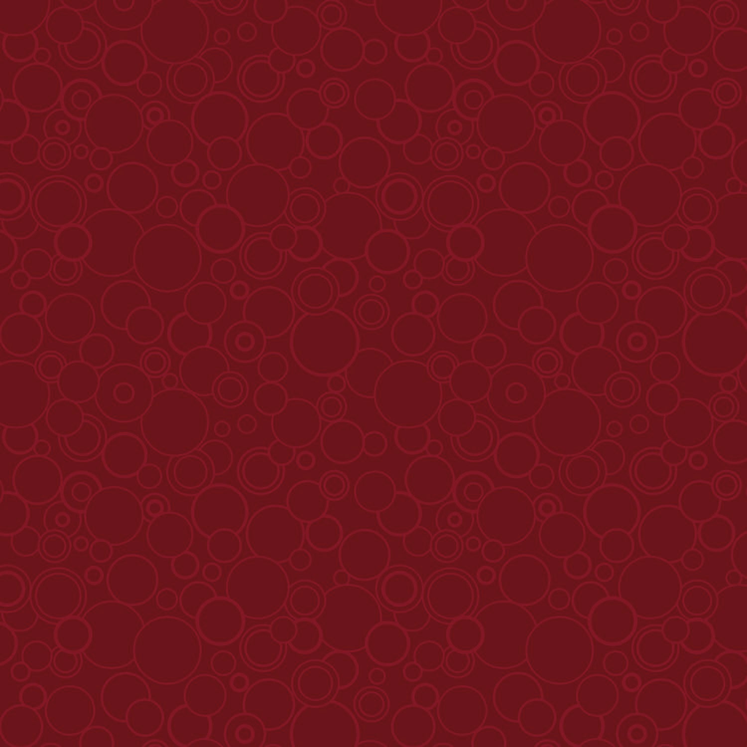 Amazing Poppies 628-19 Circles Dark Red
