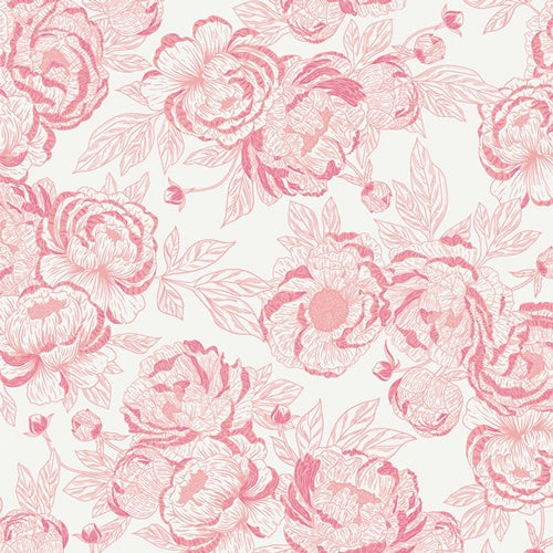 Floral Affection Subtle fabric CUR8RO405 Romantica collection (AGF)