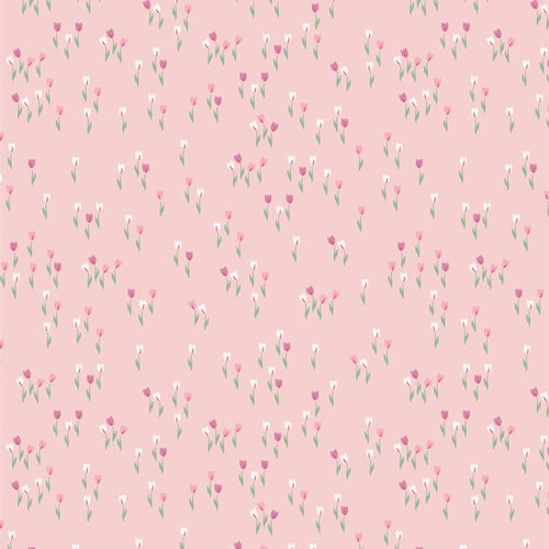 Hillside Tulips fabric CUR8RO403 Romantica collection (AGF)