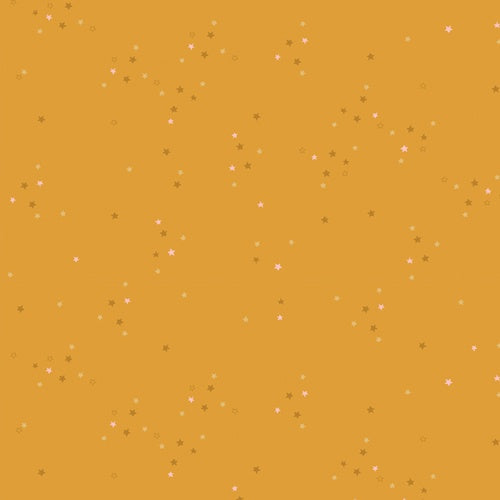 Twinkle Little Stars Gold fabric | Adventale collection ADV25909