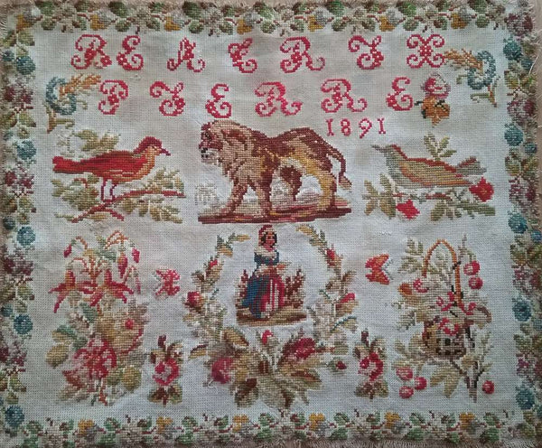 Béatrix Pierre 1891, pattern by Reflets De Soie AS IS PLS READ