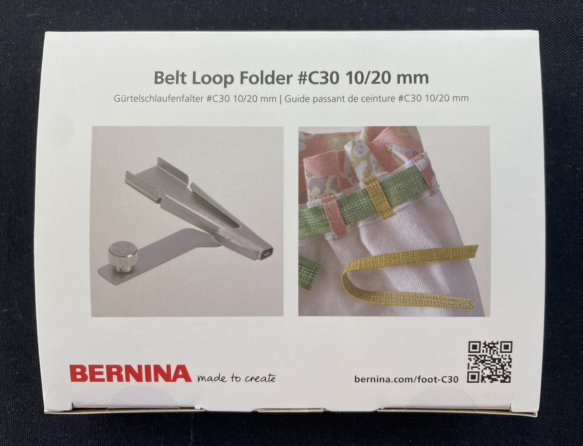 Bernina Belt Loop Folder C30 10/20mm