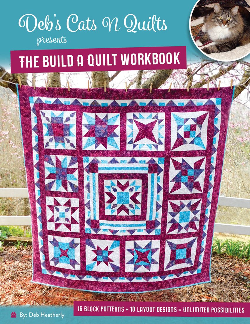 Strippy Stars by Deb's Cats N Quilts