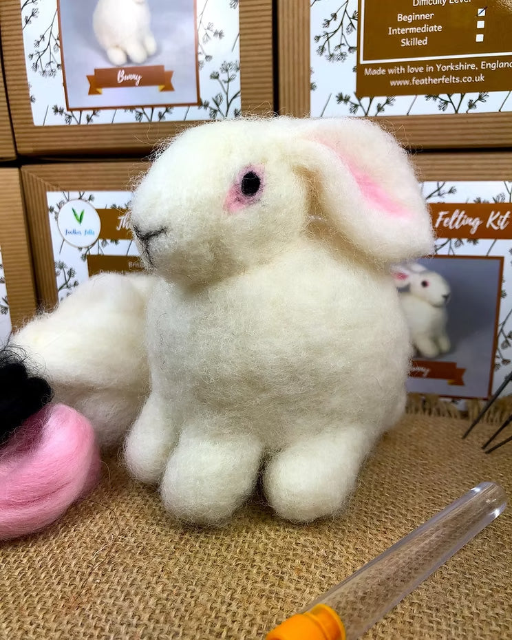 Bunny - Needle Felting Kit No Foam