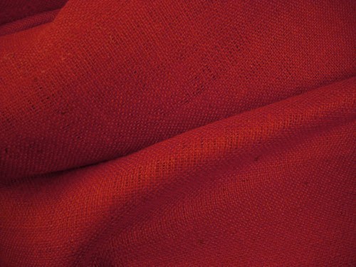 Burlap Jute Fabric - Red