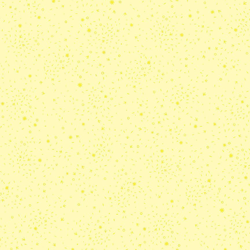 Chicken Scratch Cornsilk fabric - Charisma Horton