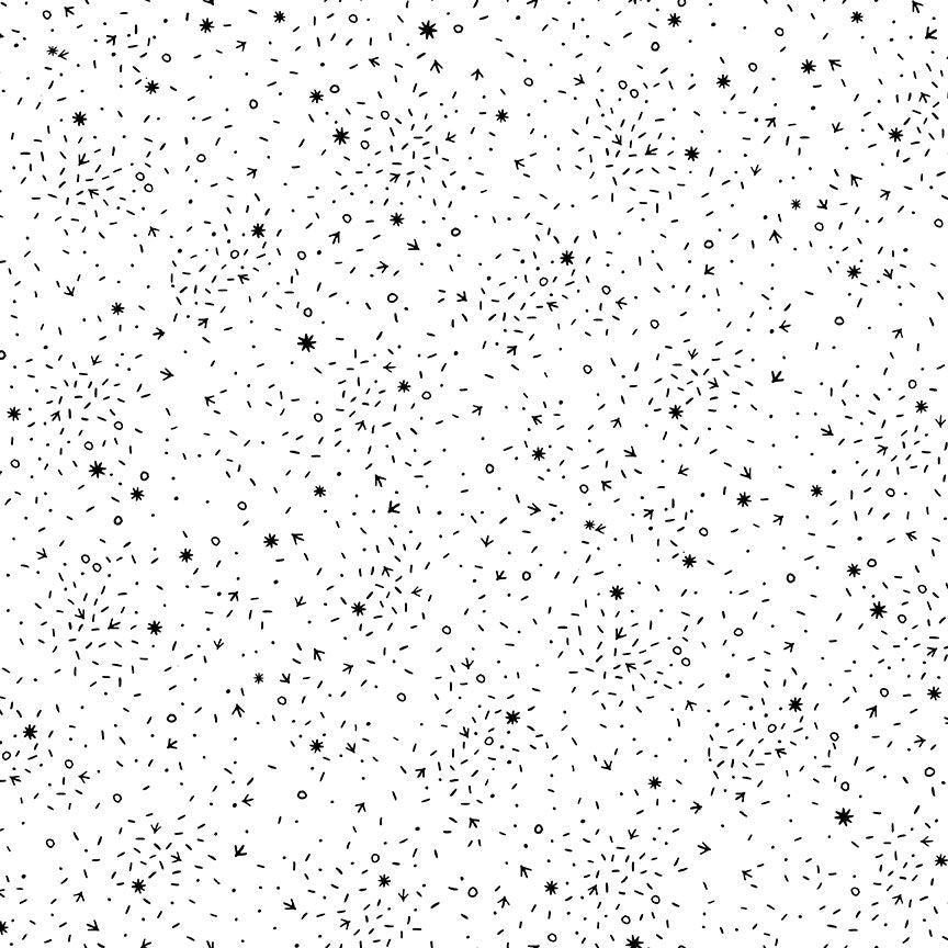 Chicken Scratch Domino fabric - Charisma Horton