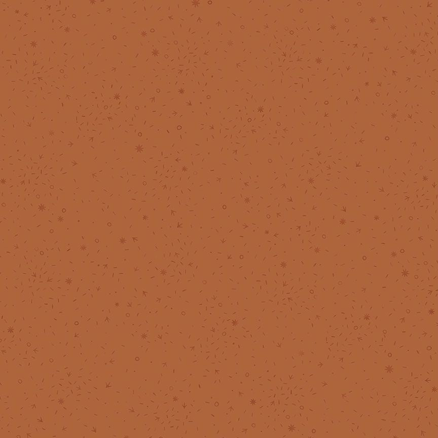 Chicken Scratch Nutmeg fabric - Charisma Horton