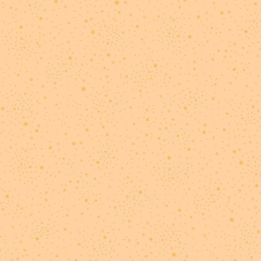 Chicken Scratch Peach fabric - Charisma Horton