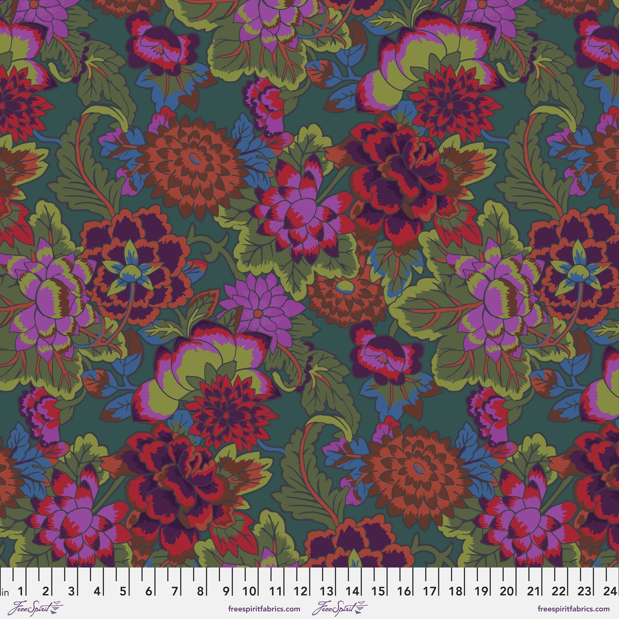 Cloisonne PWGP046.TEAL - Fat Quarter