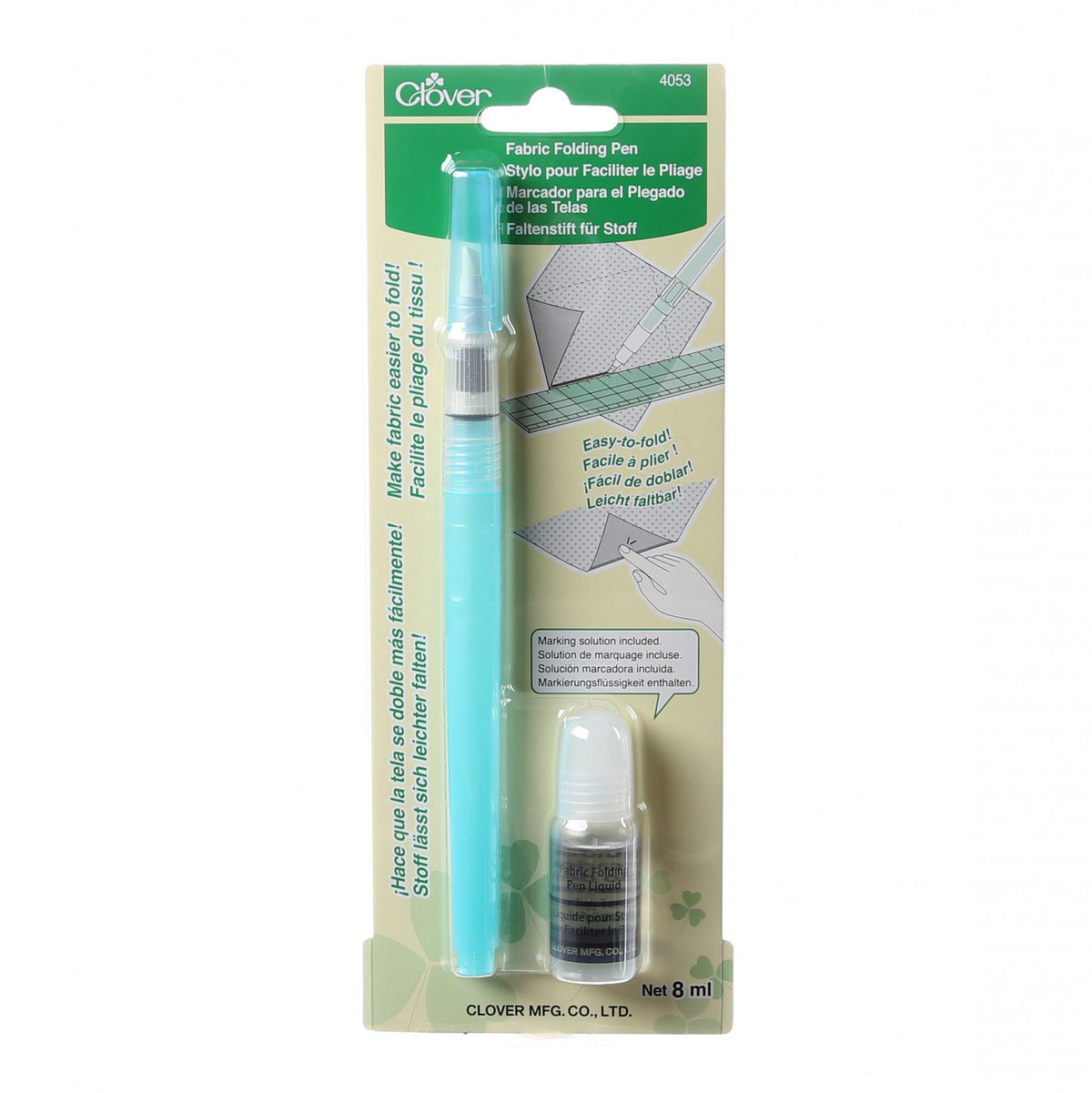 Clover Fabric Folding Pen # 4053CV