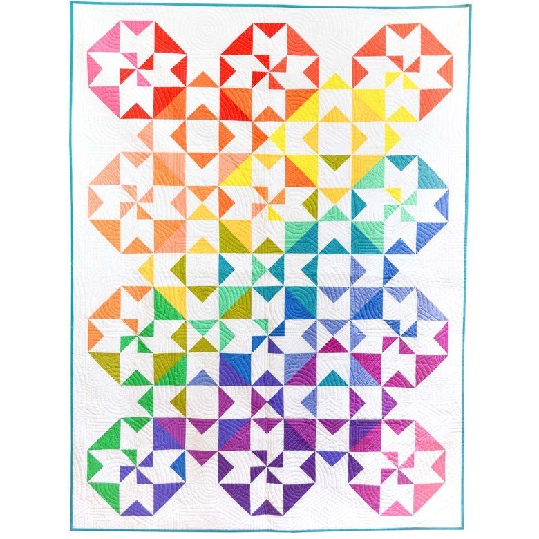 Color Wheel Sew Colorful Quilt Kit | Michael Miller Fabrics