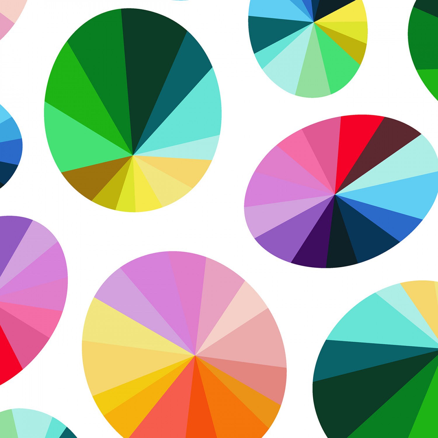 Color Wheels 108" 53583DW-1DES White
