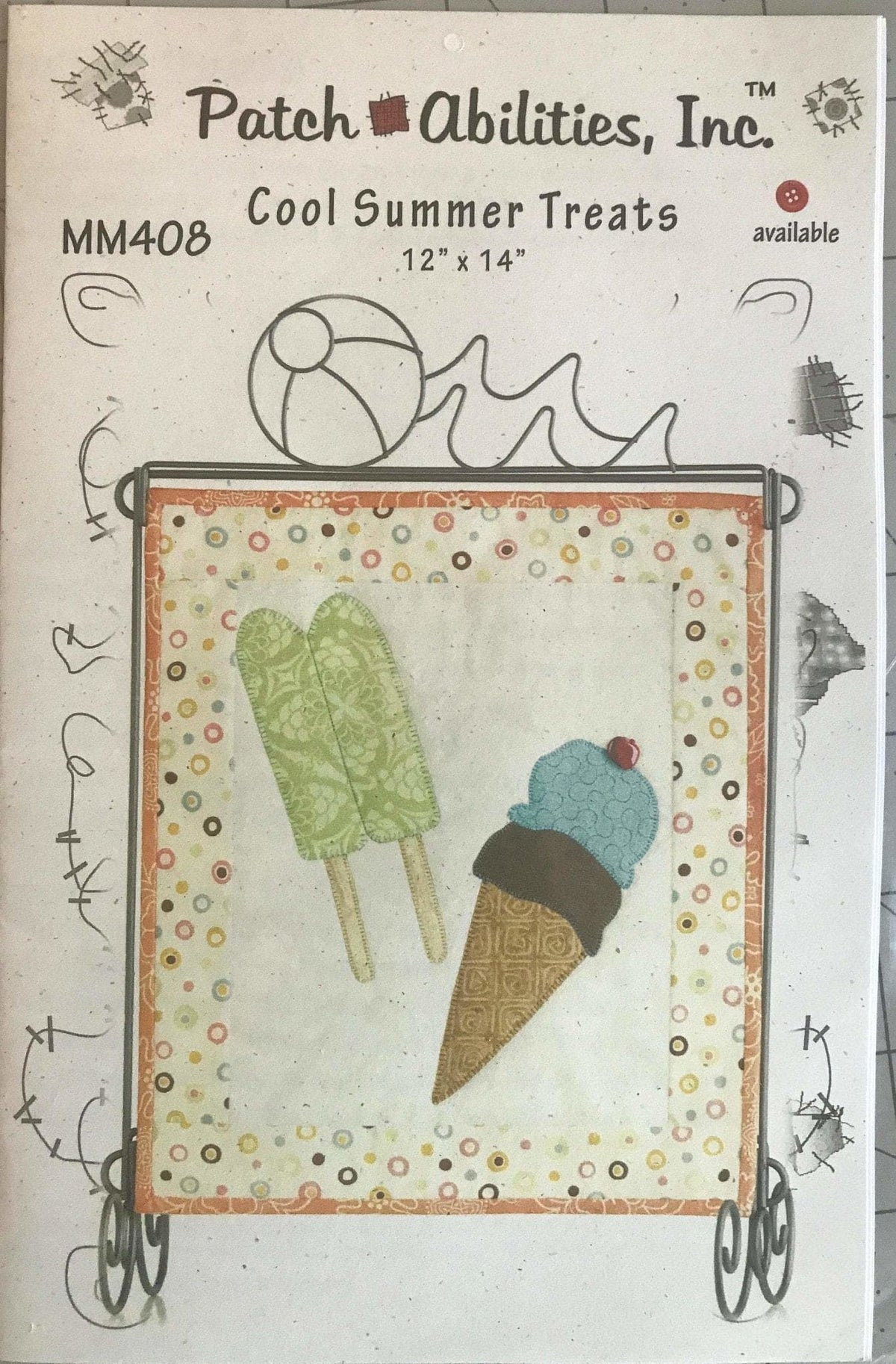 Cool Summer Treats - Pattern - Patch Abilities Inc., Cute mini Quilt