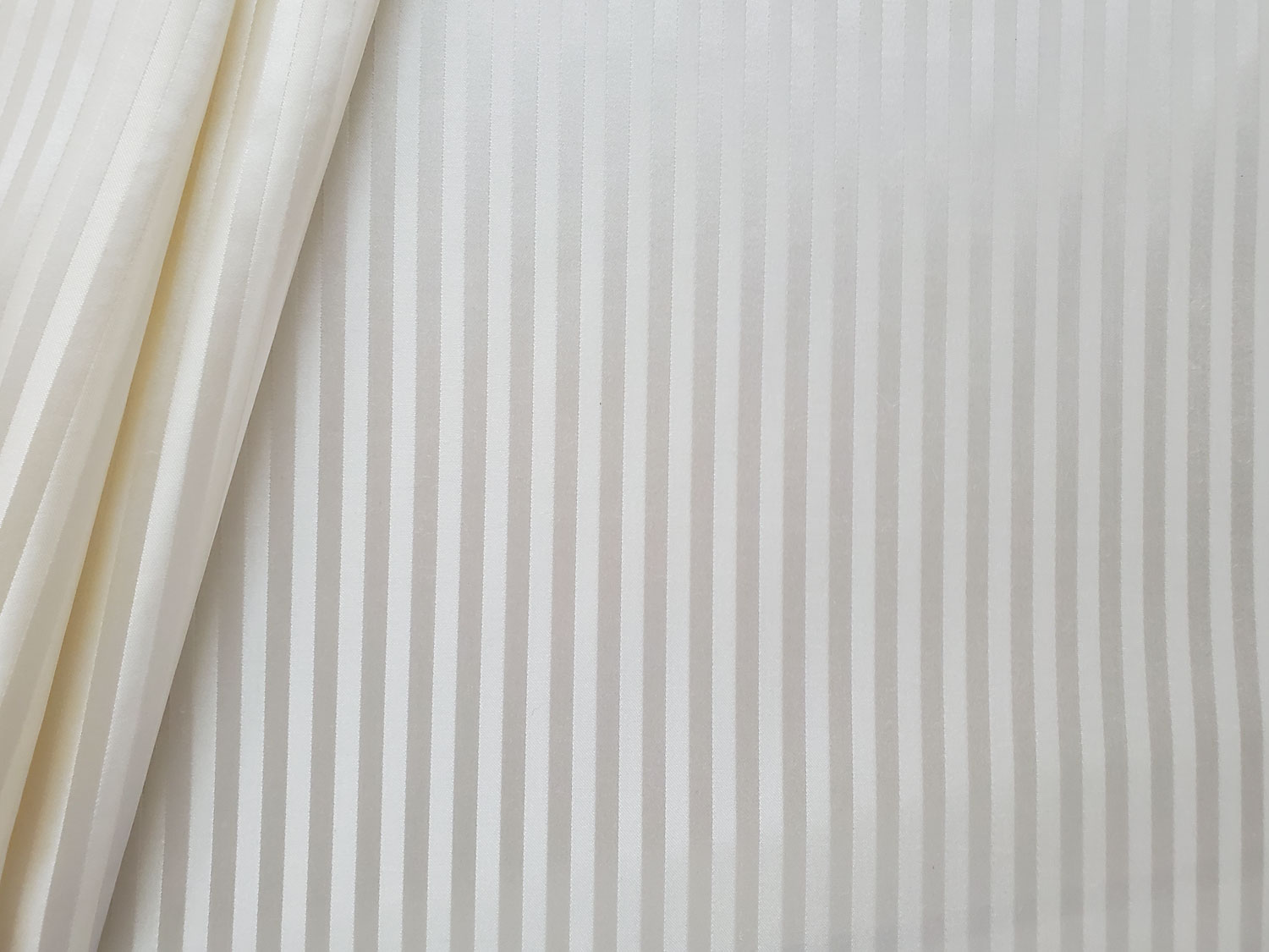 Crown Stripe Champagne 10 Striped Drapery Fabric by Covington