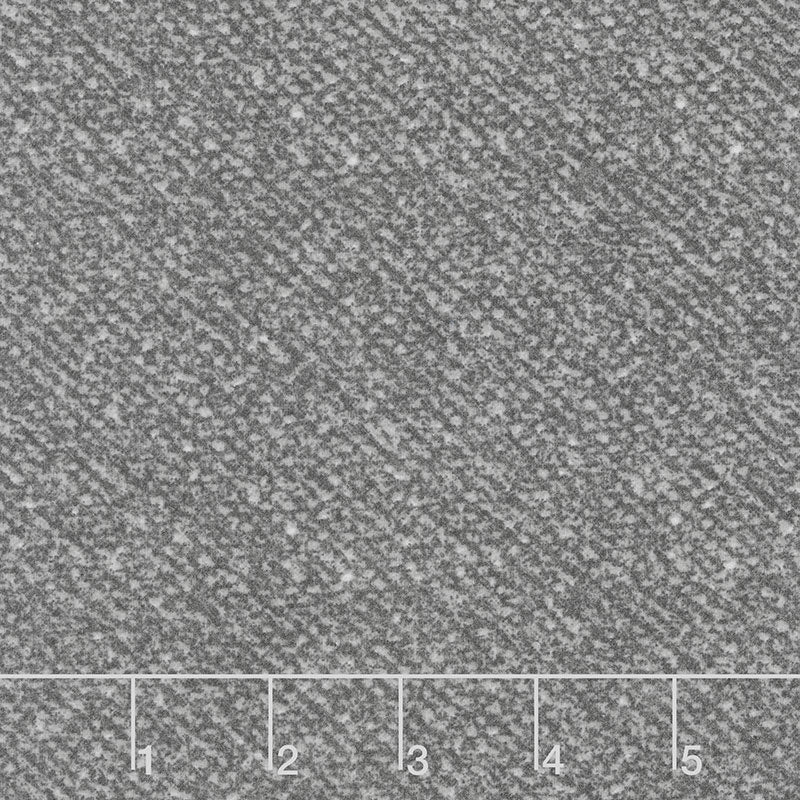 Woolies II Flannel - Nubby Tweed Grey Yardage by Bonnie SullivanforMaywood Studio