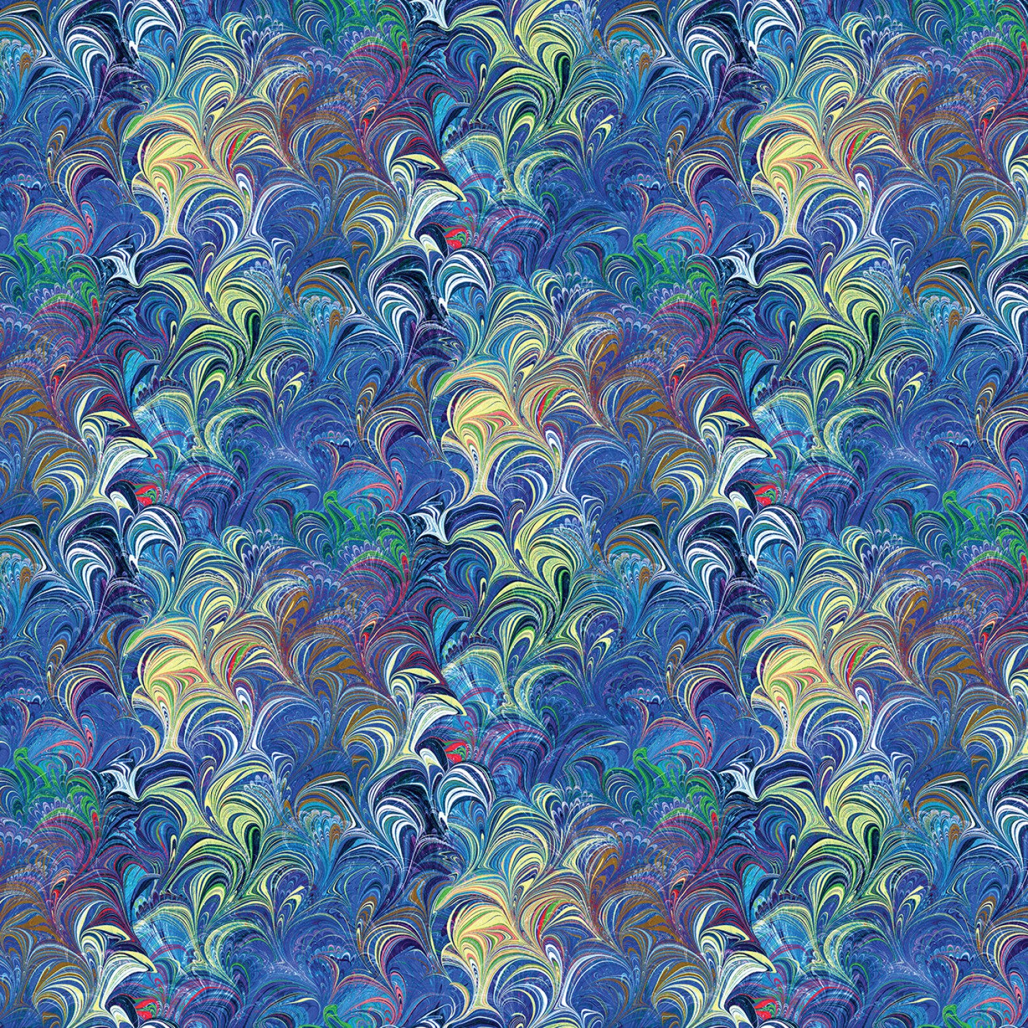 Designer's Wide 108" 12355W-55 Cosette Blue/Multi