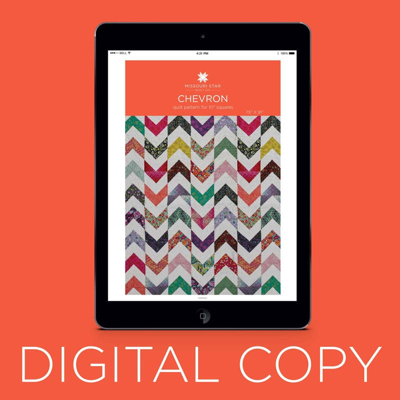 Digital Download - Chevron Quilt Pattern by Missouri Star by Missouri Star Quilt Co.