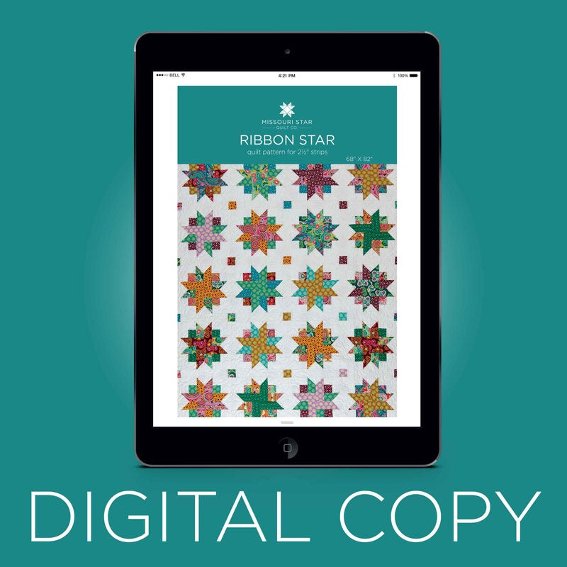 Digital Download - Ribbon Star Quilt Pattern by Missouri Star by Missouri Star Quilt Co.