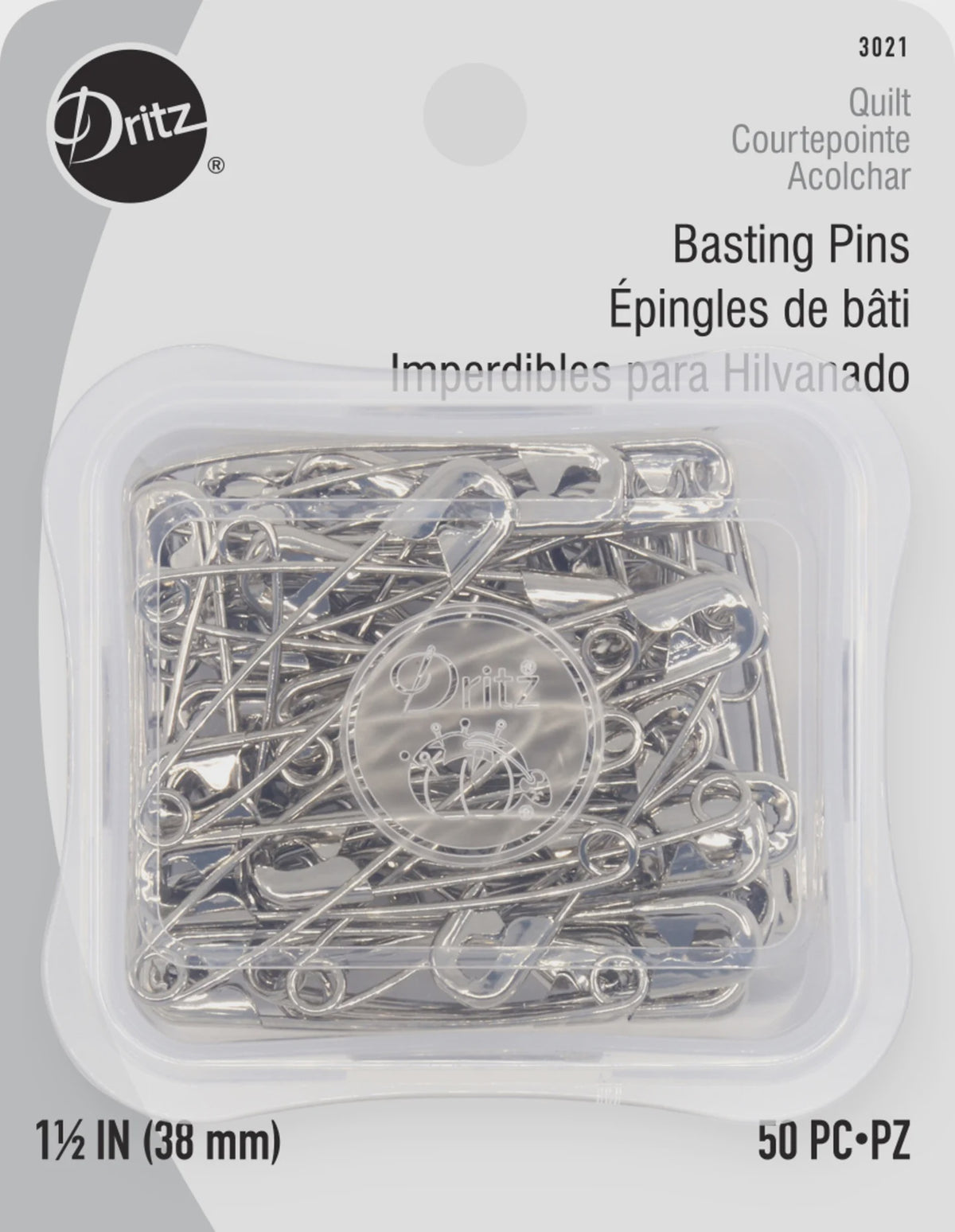 Dritz Quilting 50 Basting Pins Size 2
