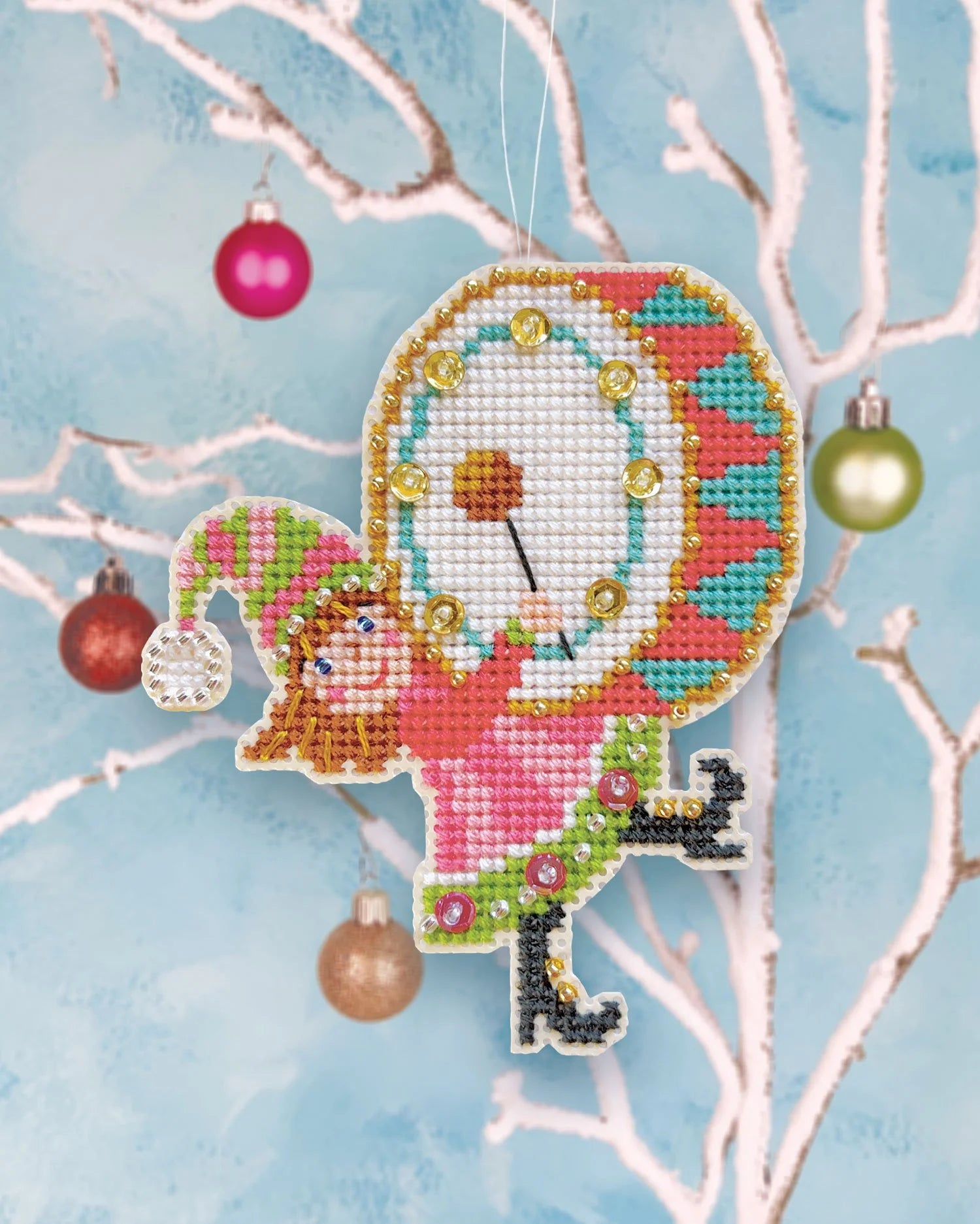 Little Drummer Girl Cross Stitch Kit by Satsuma Street