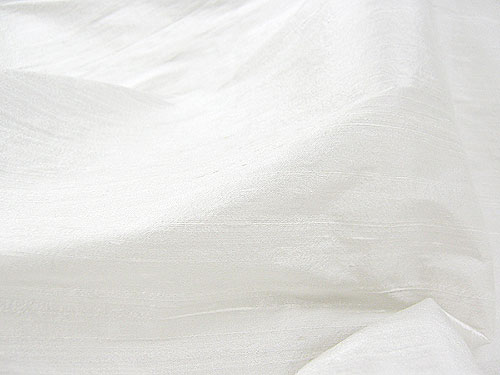 Silk Dupioni Fabric - Ivory