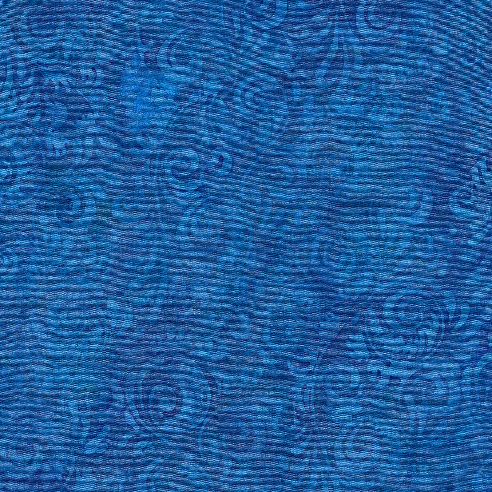 Fancy Feathers Batik 112128523 Spirals Surf - Fat Quarter