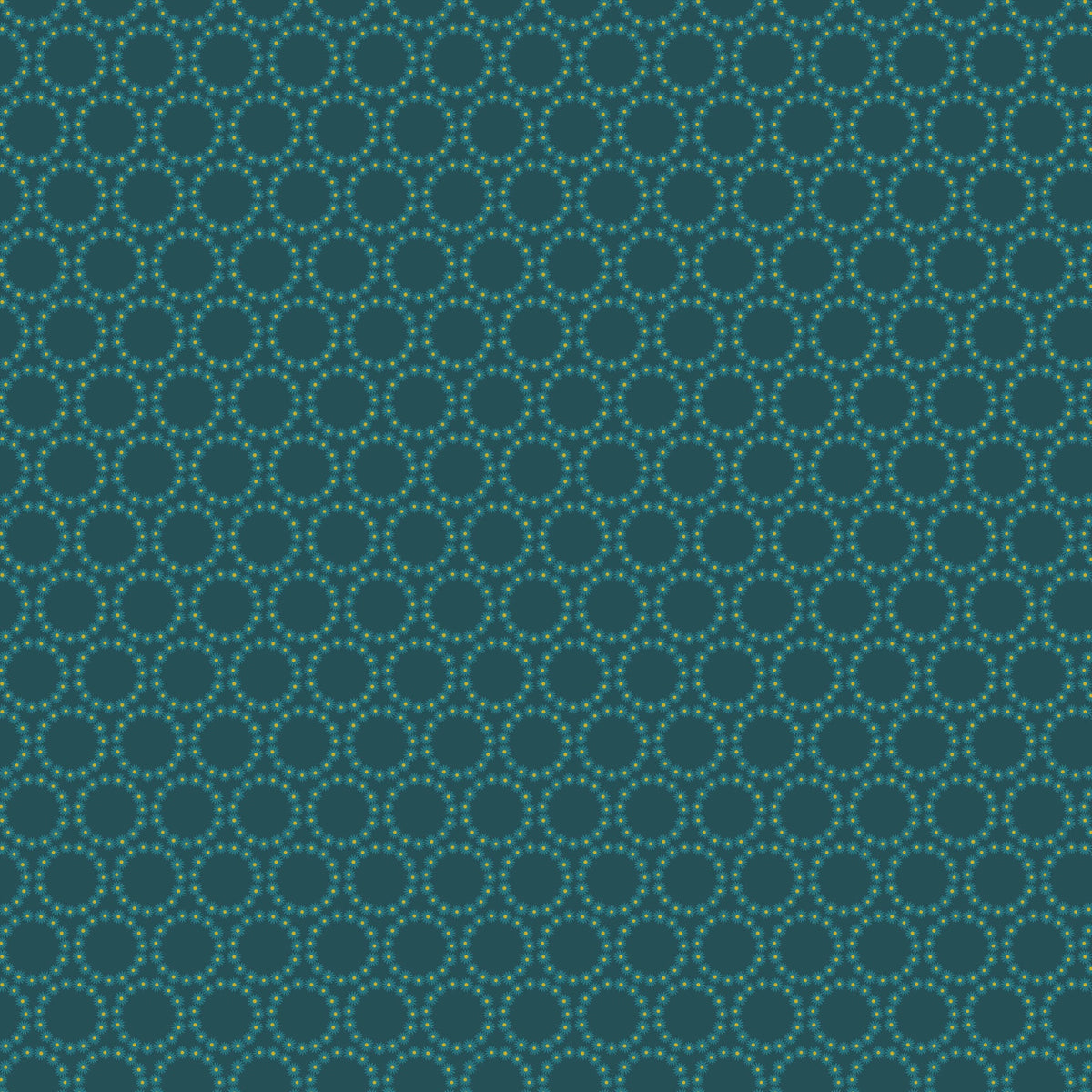 Florescence Daisy Crown Teal fabric | Pippa Shaw