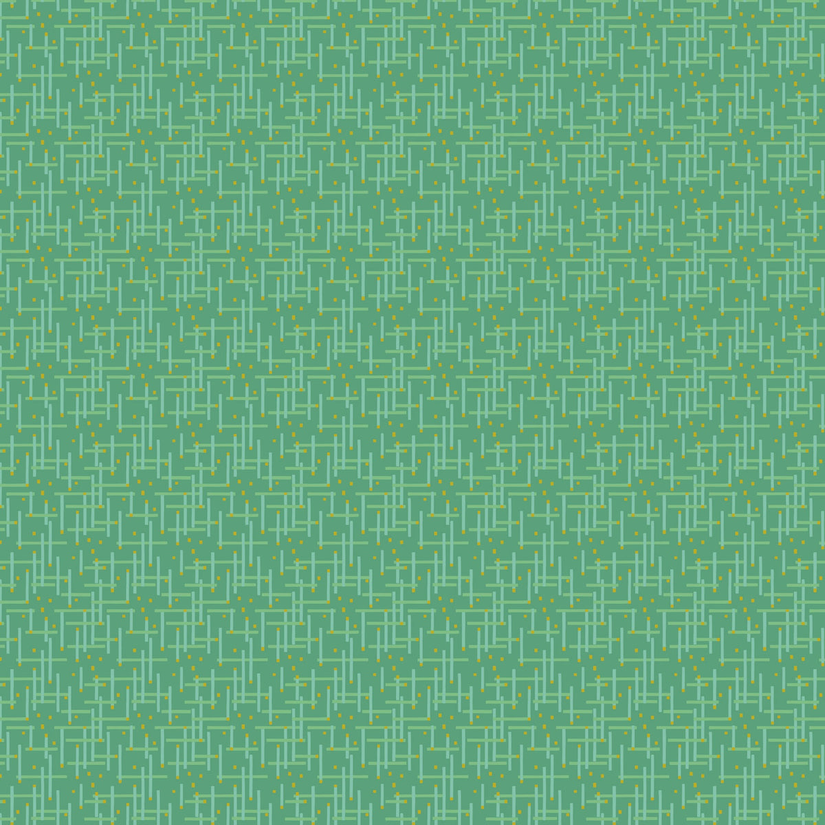 Florescence Geo Green fabric | Pippa Shaw