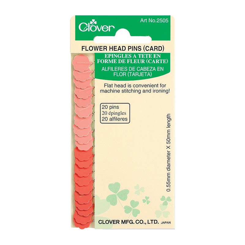 2505-Flower Head Pins (Card)