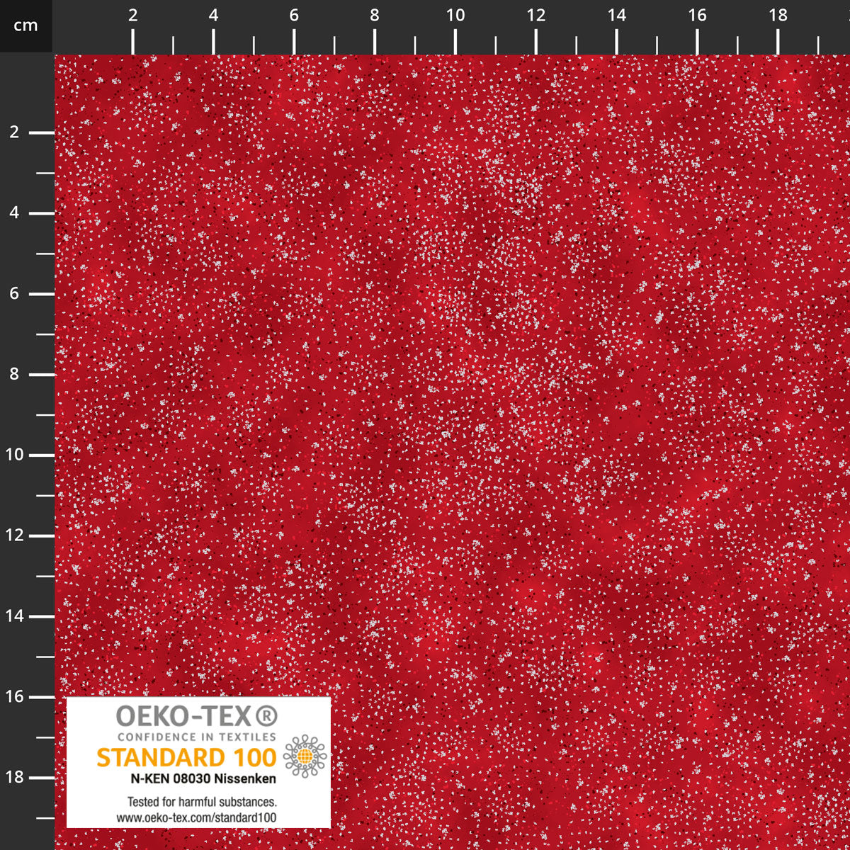 Frosty Snowflake 4590-419 Red/Silver Sprinkle