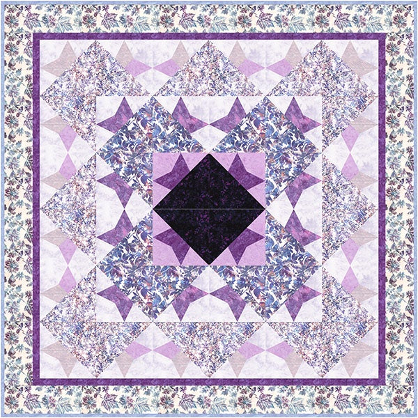 Get Pieced Quilt Kit Amethyst by Kimberly Jahnz 91-AMETHYST
