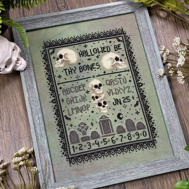 Hallowed Be Sampler | The Stitch Crypt