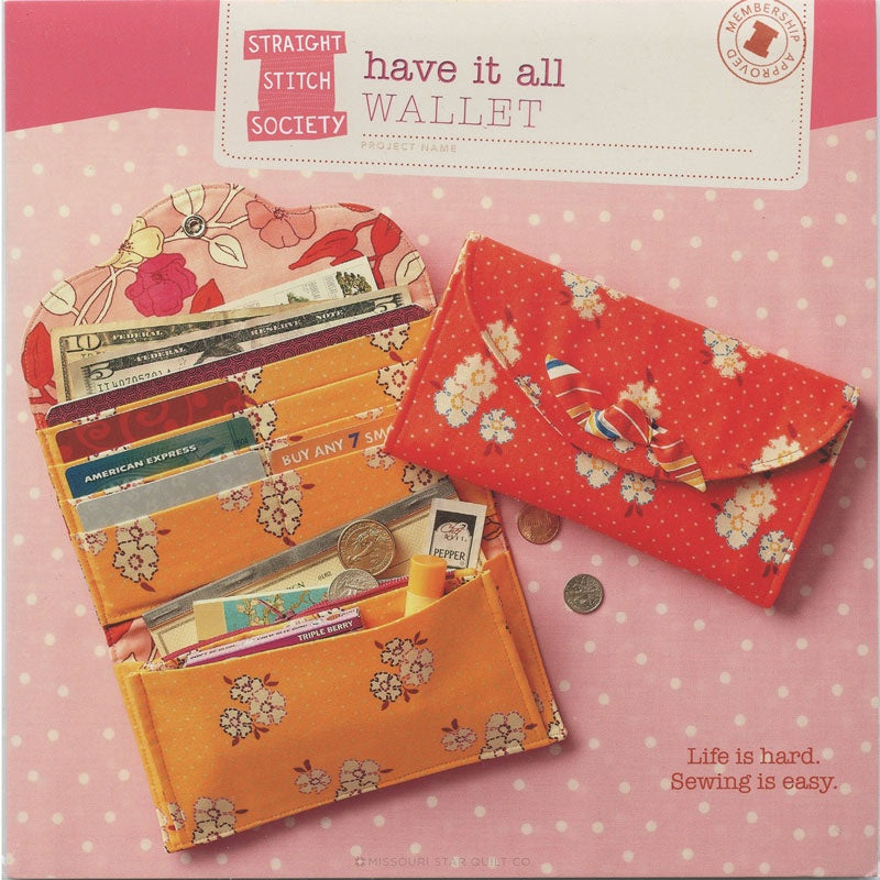 Have it All Wallet Pattern by Liesl GibsonforStraight Stitch Society