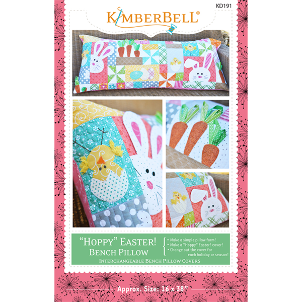 Hoppy Easter Bench Pillow Sewing Version KD191