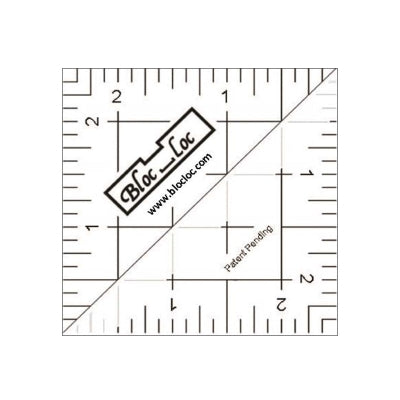 Bloc-Loc Half Square Triangle Ruler 2.5 inch hst25