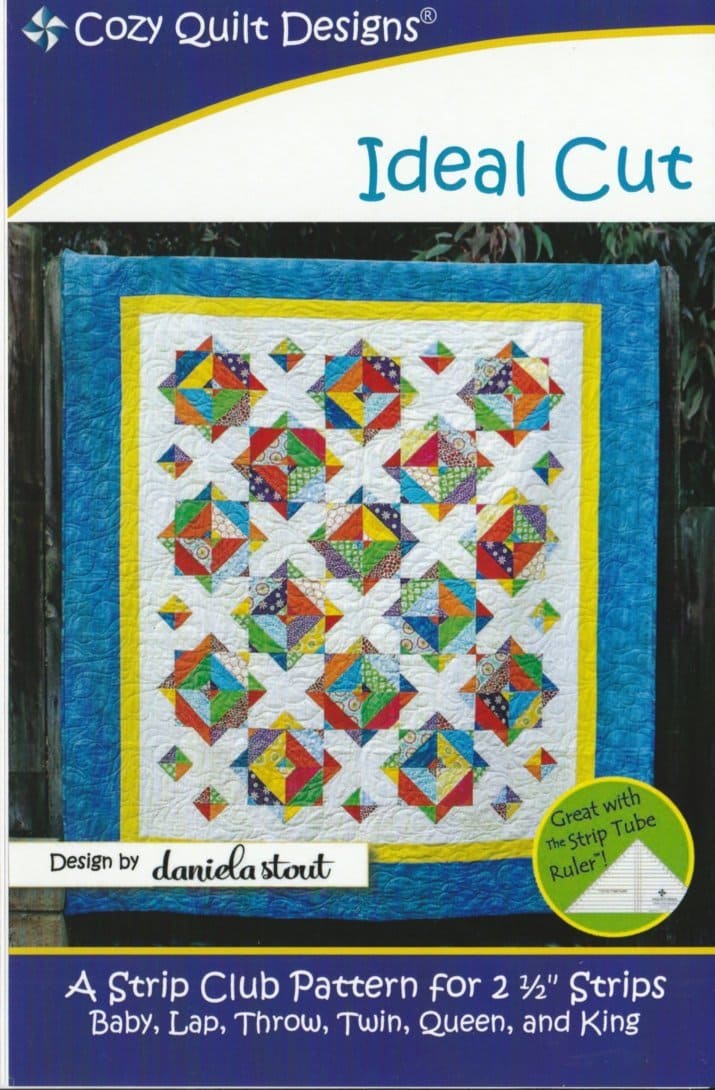 Ideal Cut - Quilt Pattern by Cozy Quilt Designs - Design by Daniela Stout - Strip Club Pattern