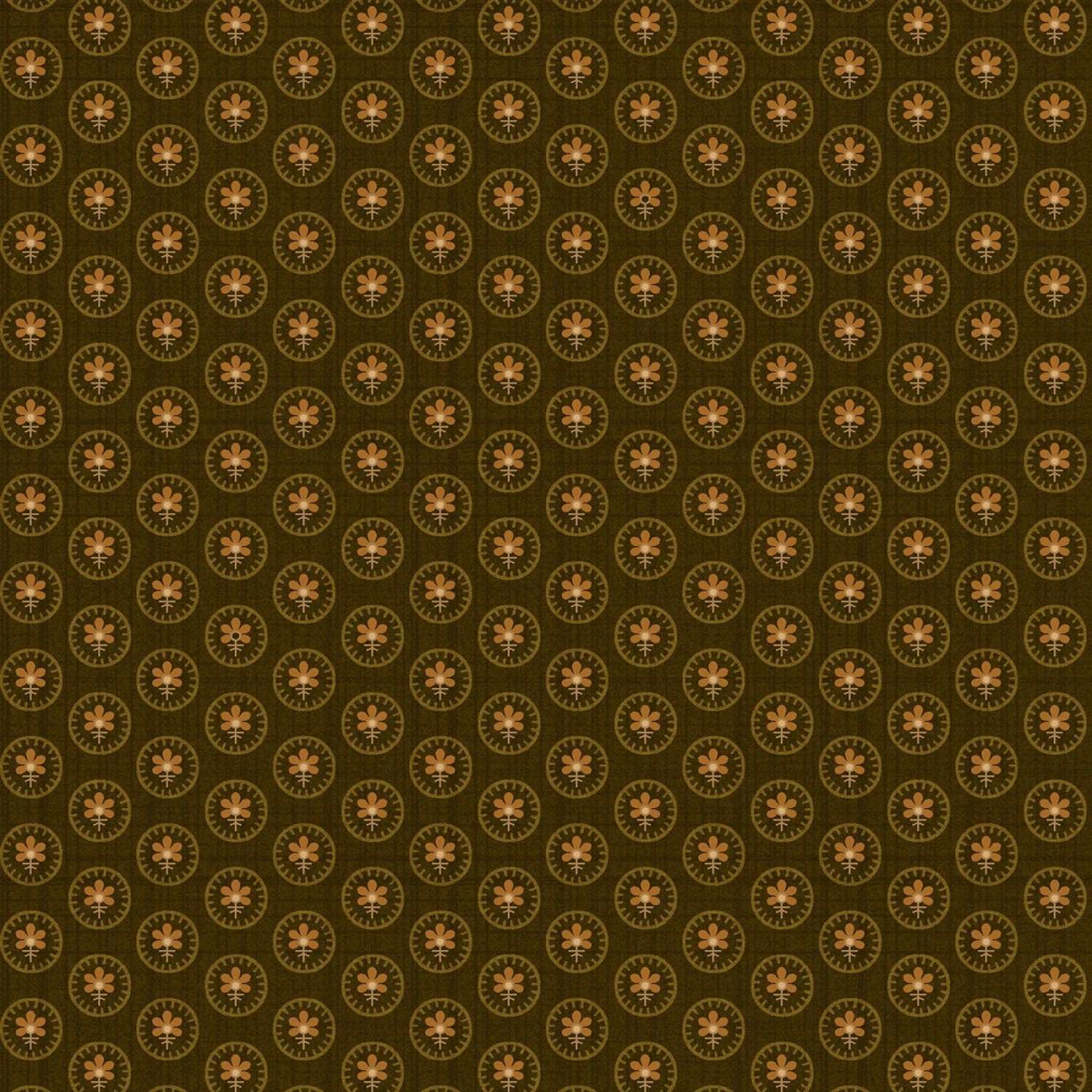 Hello Fall by Hannah West Green Circle Flower # 2691-66